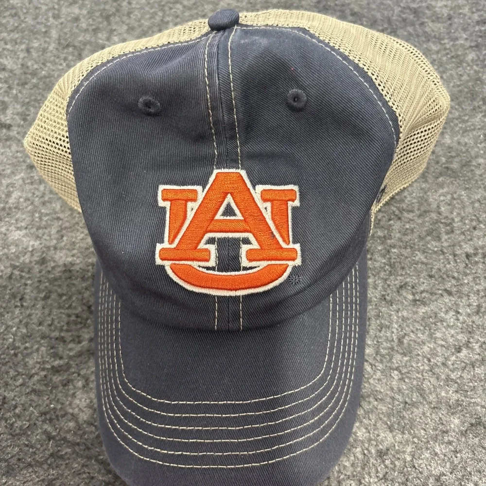 University Of Auburn, Trucker Cap With Embroidered Logo, Brand 47,